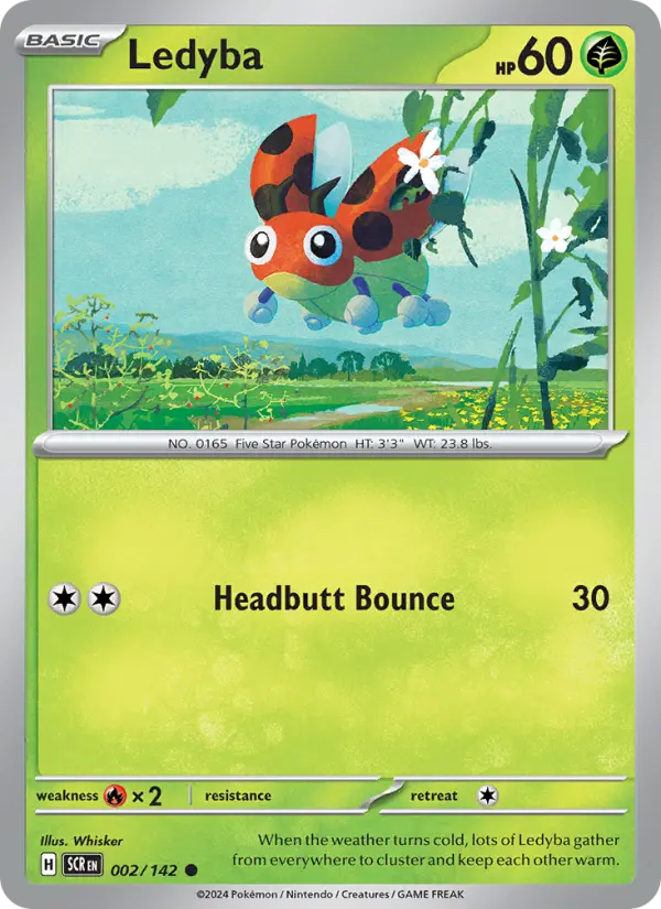 Ledyba — Stellar Crown card #002
