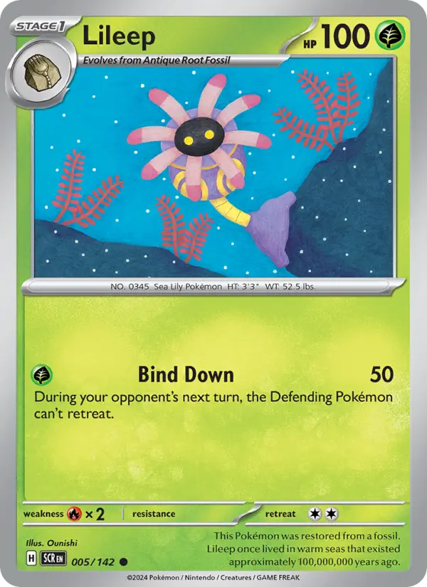 Lileep — Stellar Crown card #005