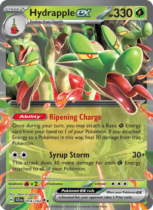 Hydrapple ex — Stellar Crown card #014