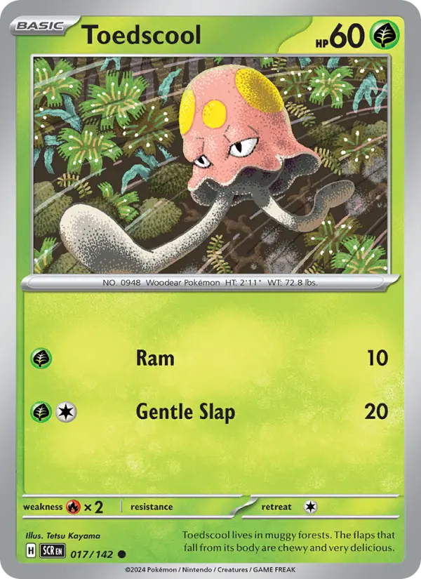 Toedscool — Stellar Crown card #017