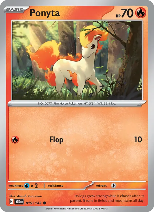 Ponyta — Stellar Crown card #019