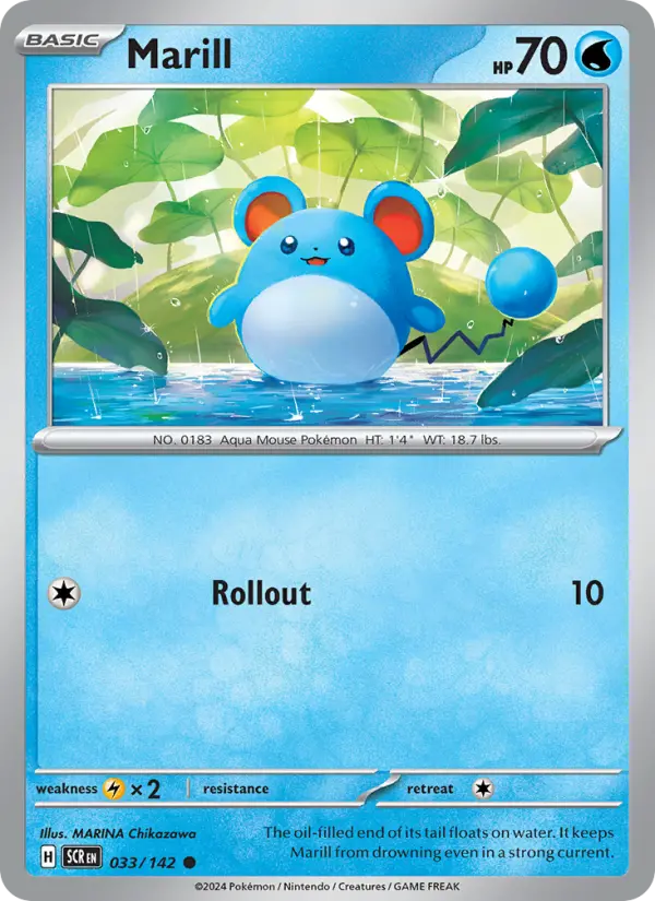 Marill — Stellar Crown card #033