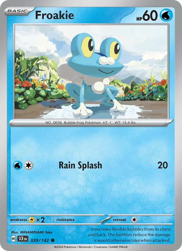 Froakie — Stellar Crown card #039