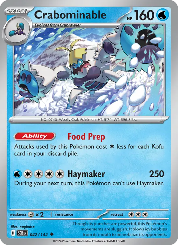 Crabominable — Stellar Crown card #042