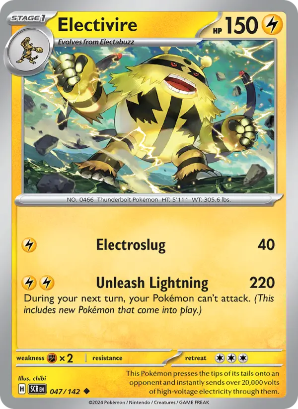Electivire — Stellar Crown card #047