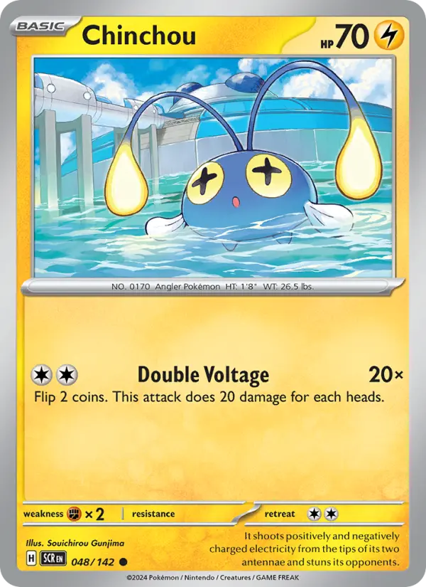 Chinchou — Stellar Crown card #048