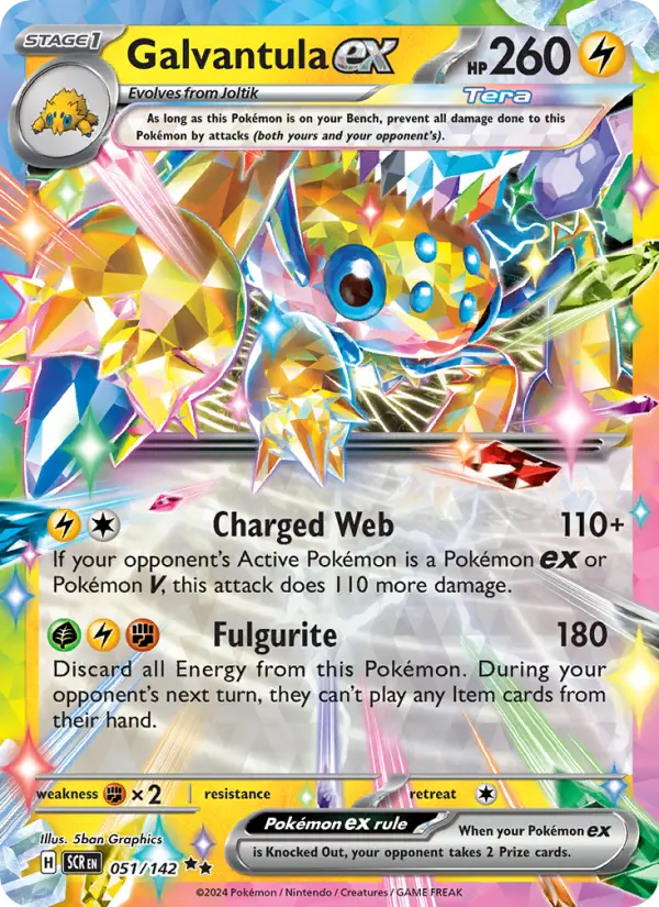 Galvantula ex — Stellar Crown card #051