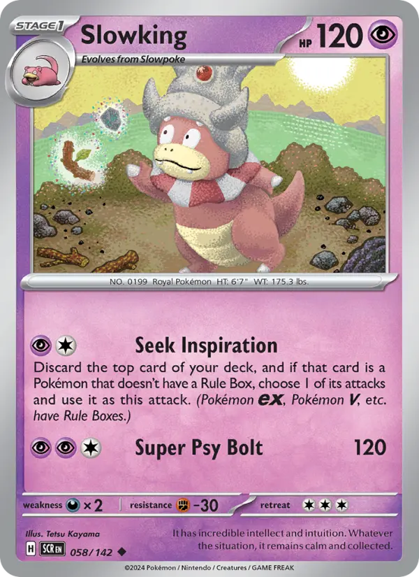 Slowking — Stellar Crown card #058