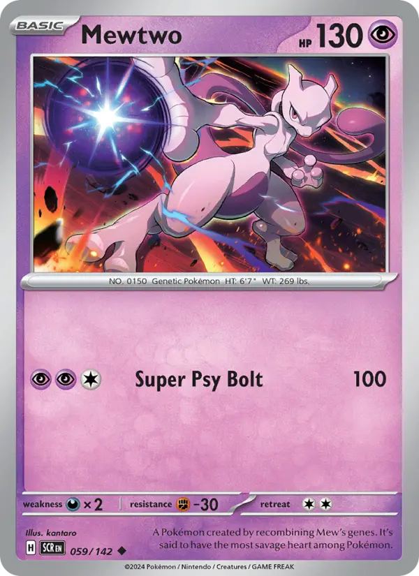 Mewtwo — Stellar Crown card #059