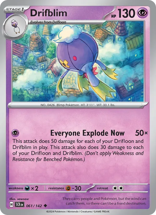 Drifblim — Stellar Crown card #061