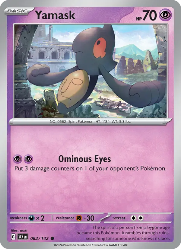 Yamask — Stellar Crown card #062