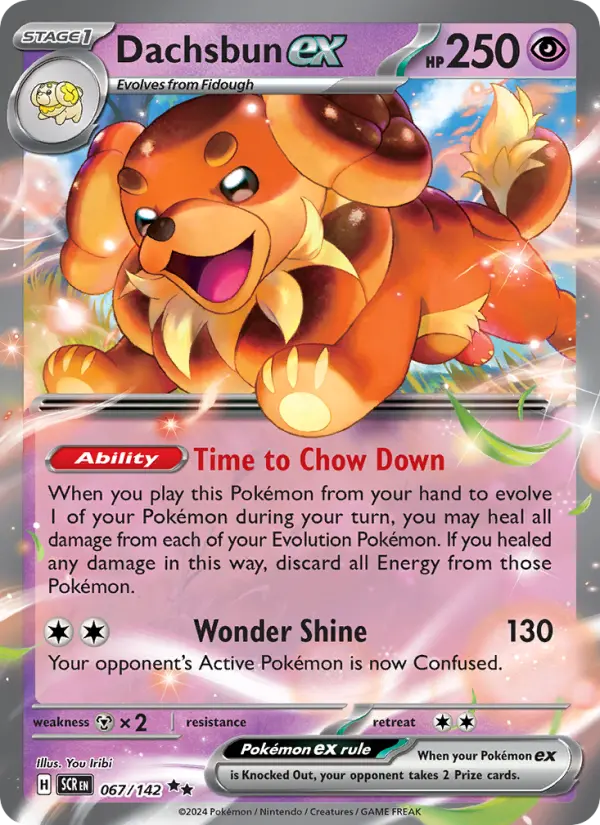 Dachsbun ex — Stellar Crown card #067