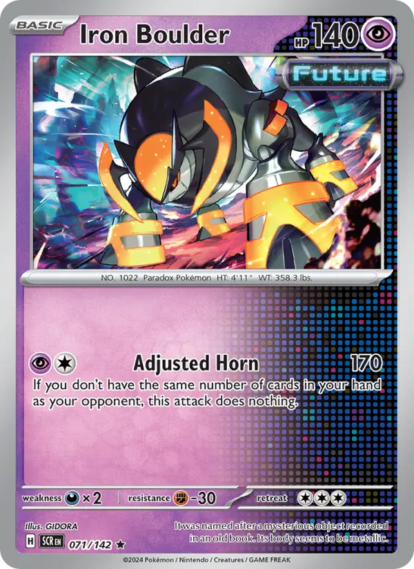 Iron Boulder — Stellar Crown card #071