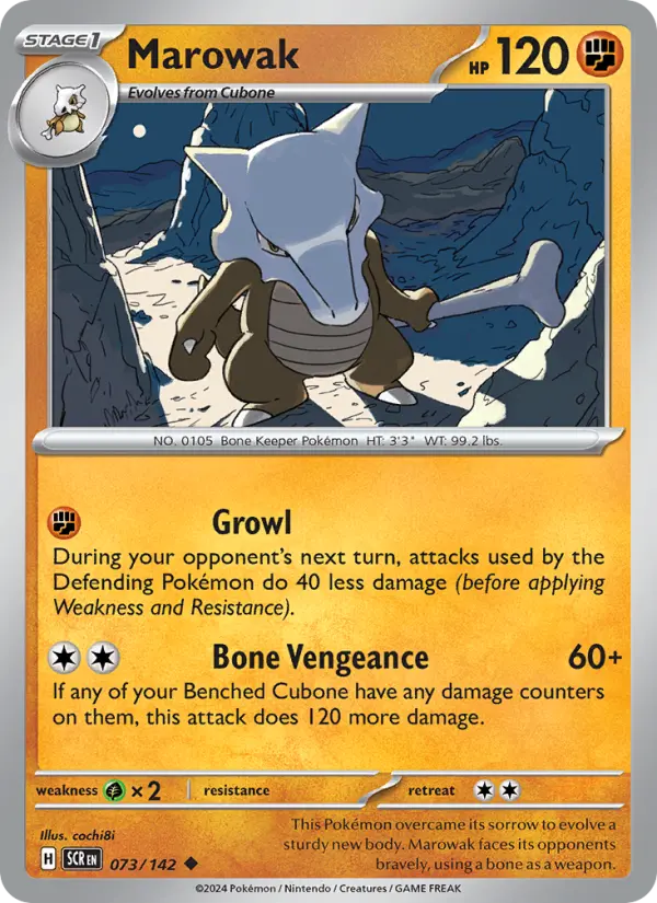 Marowak — Stellar Crown card #073