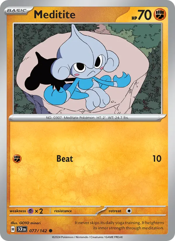 Meditite — Stellar Crown card #077