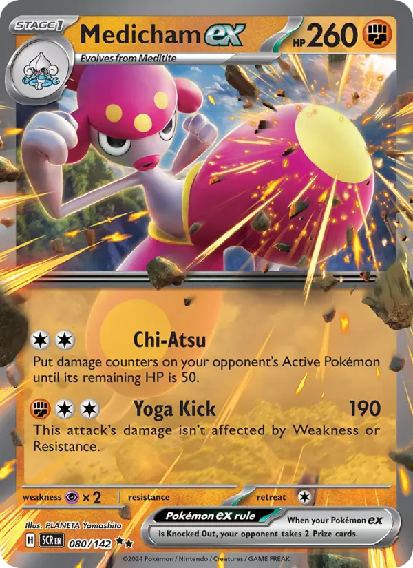 Medicham ex — Stellar Crown card #080