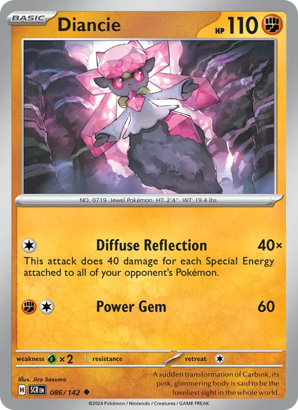 Diancie — Stellar Crown card #086