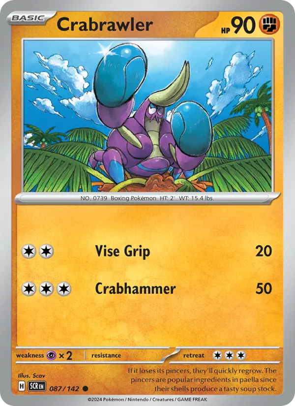 Crabrawler — Stellar Crown card #087