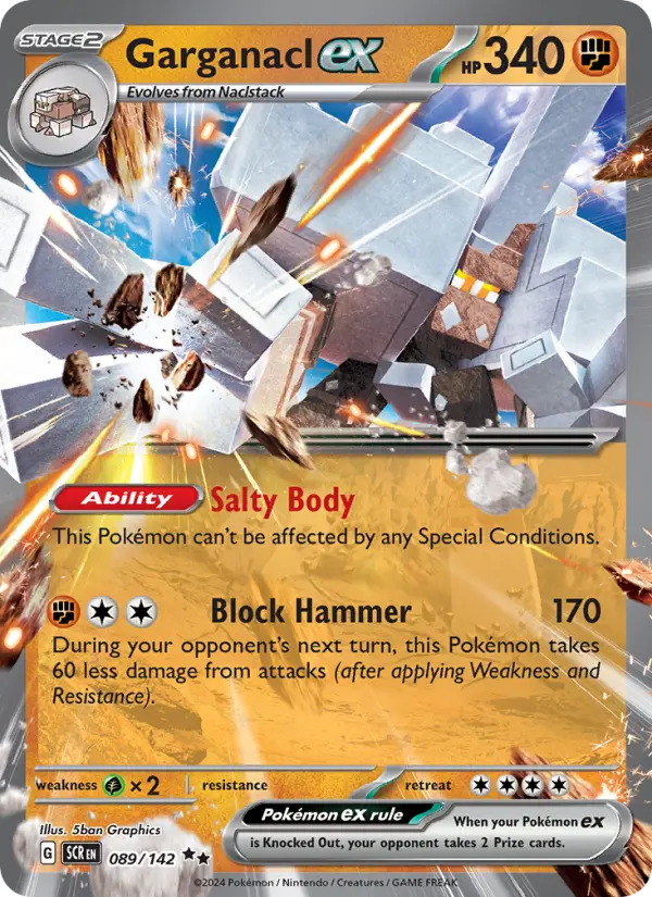 Garganacl ex — Stellar Crown card #089