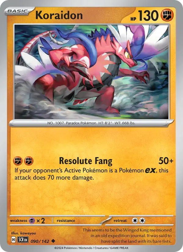 Koraidon — Stellar Crown card #090