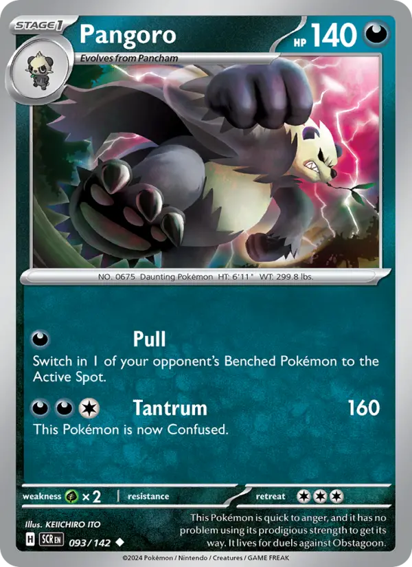 Pangoro — Stellar Crown card #093
