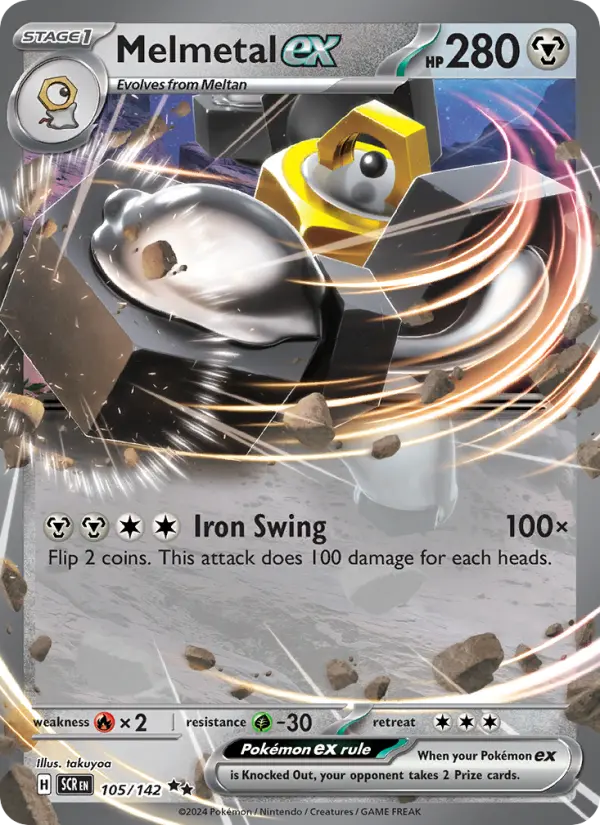 Melmetal ex — Stellar Crown card #105