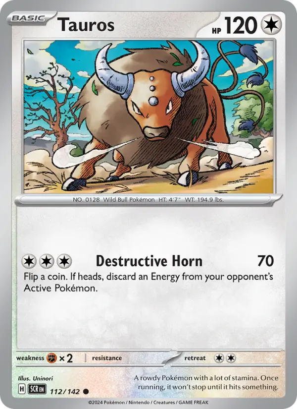 Tauros — Stellar Crown card #112