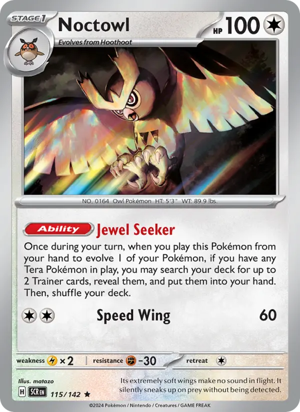 Noctowl — Stellar Crown card #115