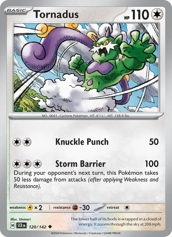 Tornadus — Stellar Crown card #120