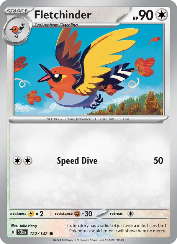 Fletchinder — Stellar Crown card #122