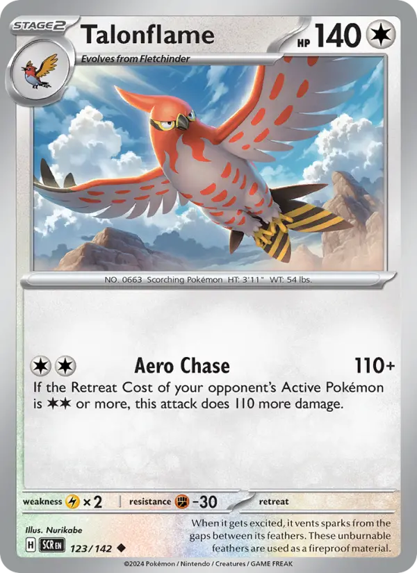 Talonflame — Stellar Crown card #123