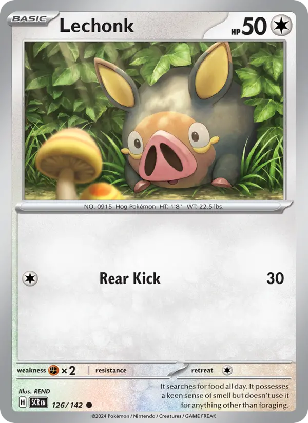 Lechonk — Stellar Crown card #126