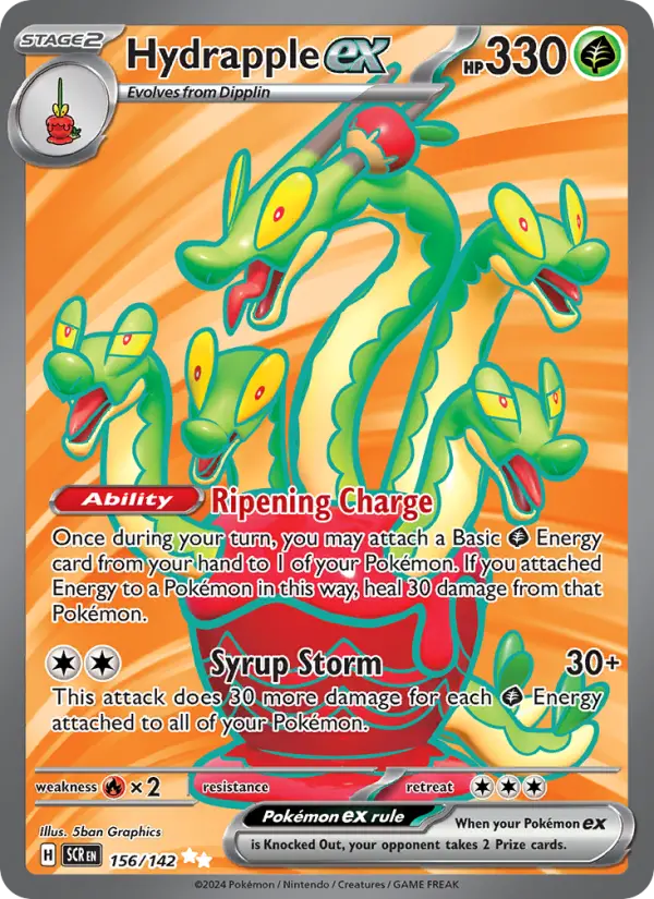 Hydrapple ex — Stellar Crown card #156