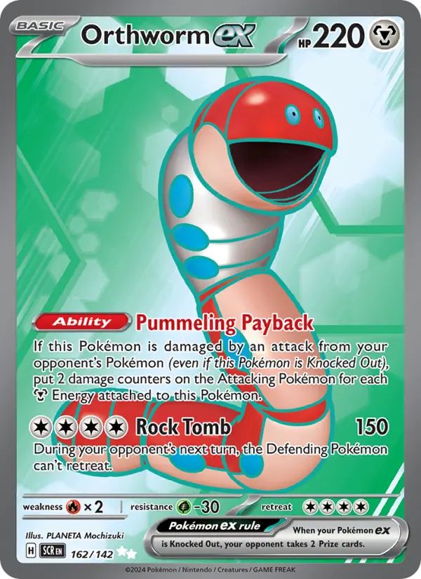 Orthworm ex — Stellar Crown card #162