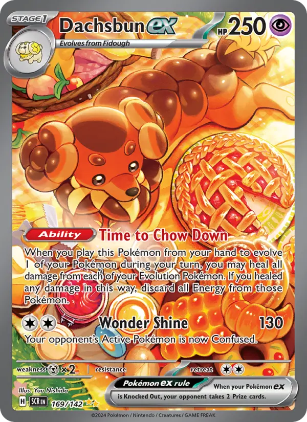 Dachsbun ex — Stellar Crown card #169