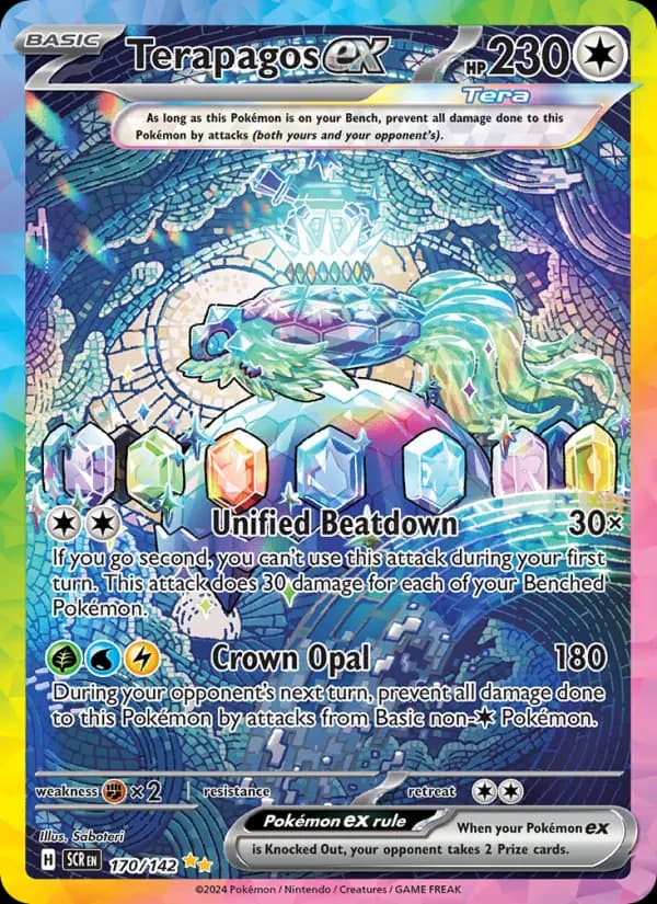 Terapagos ex — Stellar Crown card #170