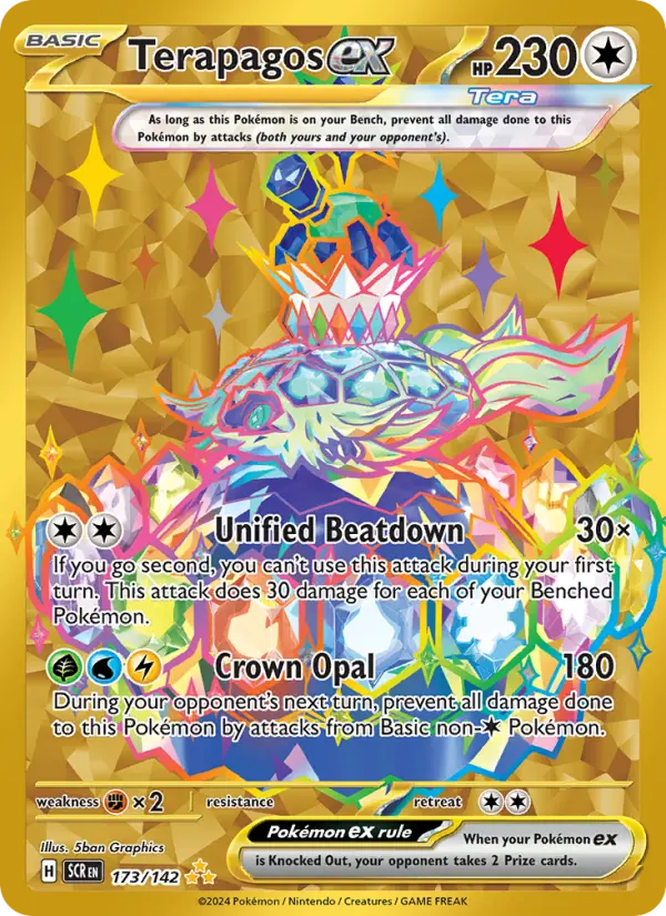 Terapagos ex — Stellar Crown card #173